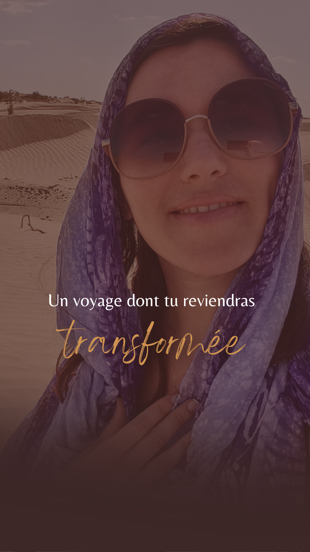 Story Instagram Âme Libre présentant une expérience transformatrice